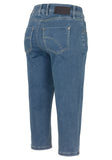 Bess Capri Jeans | Mid Blue